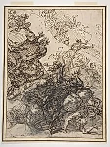 The Fall of the Giants by Salvator Rosa