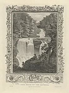 The Falls of the Sawkill by Asher Brown Durand|William James Bennett|Illman & Pilbrow