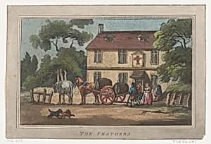 The Feathers by Thomas Rowlandson