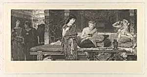 The First Course–The Dinner by Sir Lawrence Alma-Tadema|Leopold Löwenstam|Thomas McLean