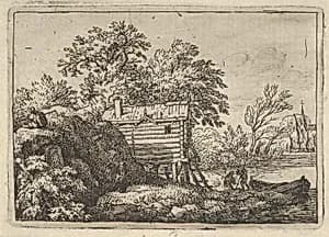 The Fisherman's Hut by Allart van Everdingen