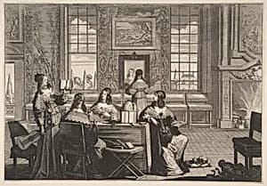 The Foolish Virgins Conversing by Abraham Bosse