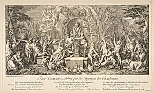 The Fête of Bacchus by Claude Gillot