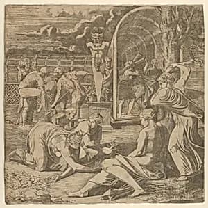 The Garden of Pomona by Francesco Primaticcio|Léon Davent