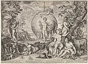 The Golden Age by Adriaen Matham|Hendrick Goltzius|Jacob Matham|Theodorus Schrevelius