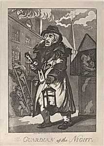 The Guardian of the Night by S. W. Fores|Thomas Rowlandson