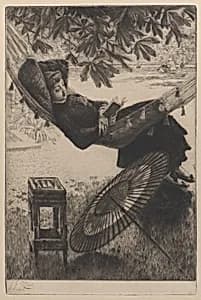 The Hammock by James Tissot