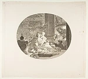 The Happy Family (L'Heureuse fécondité) by Jean Honoré Fragonard|Nicolas de Launay
