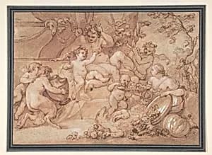 The Harvest of Silenus by Charles Joseph Natoire