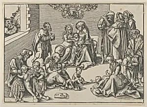 The Holy Family and Kindred by Lucas Cranach the Elder