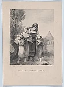 The Ill-Fated Family by Louis Léopold Boilly|Jules Boilly|Delpech
