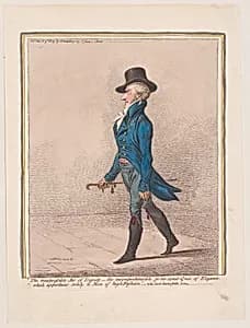 "The Inexpressible Air of Dignity,–the Incomprehensible je-ne-sais Quoi of Elegance, which Appertains Solely to Men of High Fashion."–Vide, Lord Chesterfield's Letters by James Gillray|Hannah Humphrey