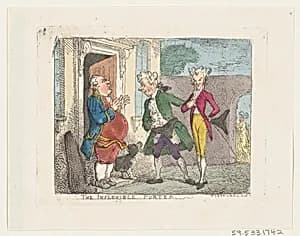 The Inflexible Porter by Thomas Rowlandson|Henry William Bunbury