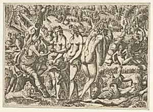 The Judgment of Paris by Jean Mignon|Luca Penni