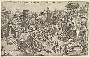The Kermis of Saint George by Pieter Bruegel the Elder|Lucas van Doetecum|Johannes van Doetecum I|Pierre Bertrand