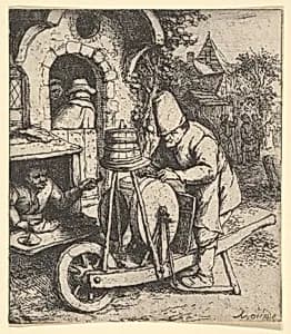 The Knifegrinder by Adriaen van Ostade
