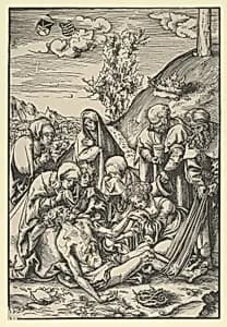 The Lamentation, from The Passion by Lucas Cranach the Elder