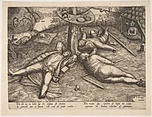 The Land of Cockaigne by Pieter Bruegel the Elder|Pieter van der Heyden