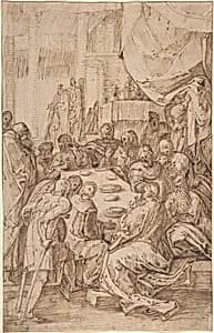 The Last Supper by Master of the Egmont Albums