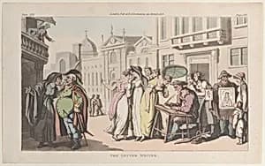 The Letter Writer by Rudolph Ackermann, London|Thomas Rowlandson|Lewis Engelbach