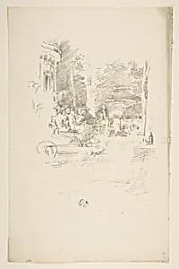 The Little Café au Bois by James McNeill Whistler
