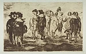 The Little Cavaliers, after "Velázquez" by Edouard Manet