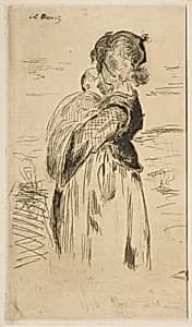 The Little Girl by Edouard Manet