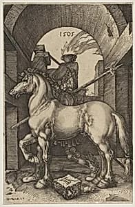 The Little Horse (copy) by Albrecht Dürer|Jan (Johannes) Wierix
