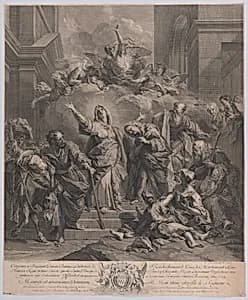 The Magnificat by Jean-Baptiste Jouvenet|Henri Simon Thomassin
