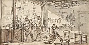The Maker of Scales by Jean Michel Moreau the Younger