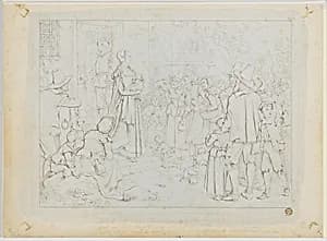 The Market Place by Felix Octavius Carr Darley|Nathaniel Hawthorne