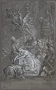 The Martyrdom of Saint Barbara by Martin Johann Schmidt
