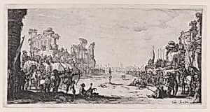 The Martyrdom of Saint Sebastian by Jacques Callot