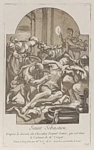 The martyrdom of Saint Sebastian by Daniel Seiter|Anne Claude Philippe de Tubières, comte de Caylus