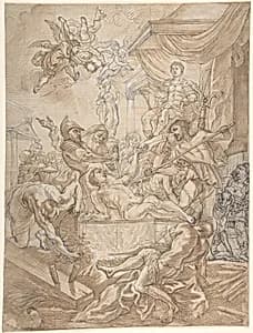 The Maryrdom of Saint Lawrence by Cornelis Schut|Anonymous, Flemish, 17th century|Rombout Eynhoudts