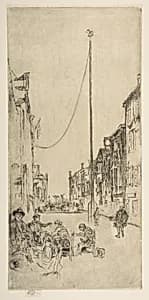 The Mast (The Venetian Mast) by James McNeill Whistler