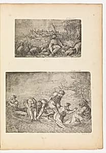 The Miraculous Draught of Fishes by Andrea Schiavone (Andrea Meldola)|Raphael (Raffaello Sanzio or Santi)