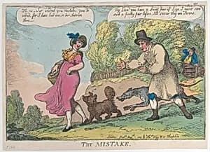 The Mistake by Thomas Rowlandson|Thomas Tegg