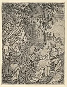 The Monk and the Nun by Heinrich Aldegrever