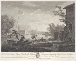 The Morning by Jacques Aliamet|Joseph Vernet