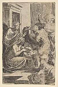 The Nativity by Parmigianino (Girolamo Francesco Maria Mazzola)