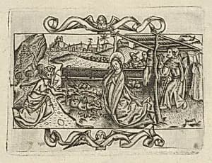 The Nativity by Israhel van Meckenem|Master ES