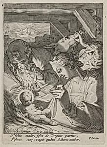 The Nativity by Pieter de Jode I|Bartholomeus Spranger