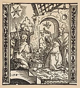 The Nativity (copy) by Albrecht Dürer