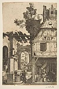 The Nativity (reverse copy) by Albrecht Dürer