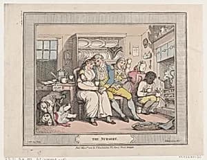 The Nursery by Thomas Rowlandson|Thomas Rowlandson|James Brydges Willyams