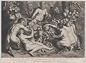 The Opulence of Nature by Peter Paul Rubens|Cornelis Van Dalen, the Younger