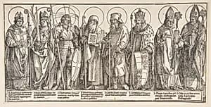 The Patron Saints of Austria by Albrecht Dürer|Hans Springinklee