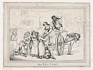 The Pea Cart by S. W. Fores|Thomas Rowlandson
