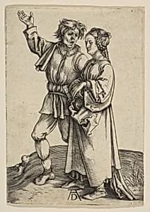 The Peasant and His Wife by Albrecht Dürer